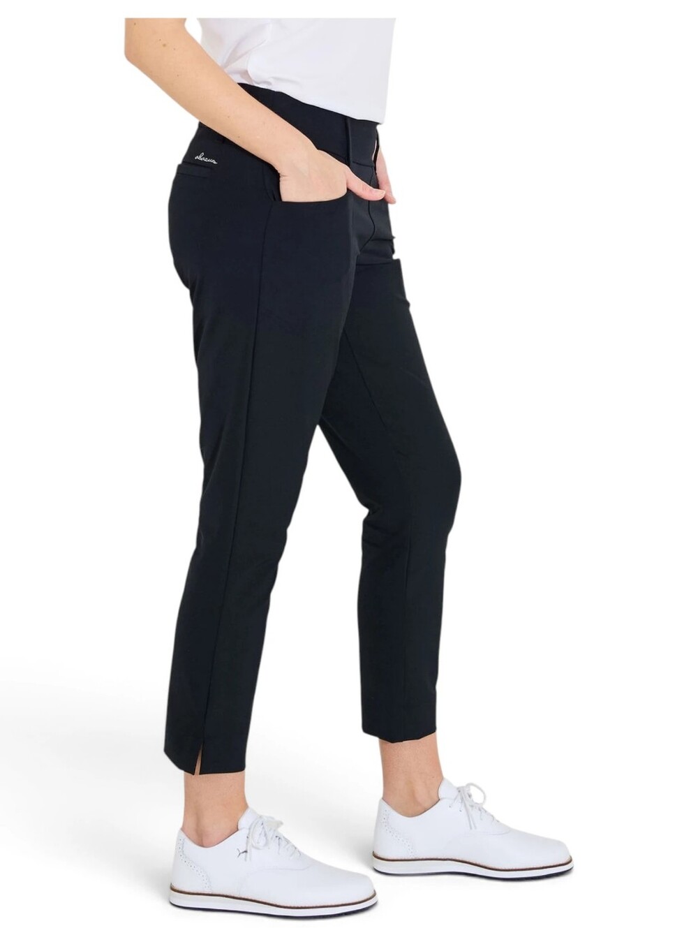 🆕 Abacus Lds Elite 7/8 trousers mid waist - black Women's Size 10 Athliesure